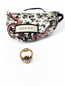 Gucci bee ring with box.