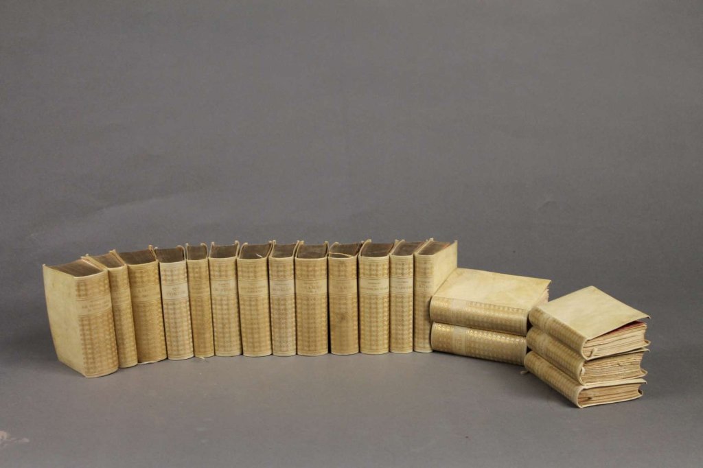 18 Vols: Classics. Firenze: G. Barbera, 1859-1896.: [Italian Authors/Classic Works]. 17 Titles (18 Vols), mostly Italian literary authors, but also some religious works and historical treatises). Firenze: G. Barbera, 1859-1896, a few with different pub