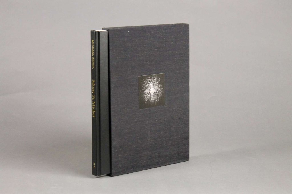 MONT ST MICHEL. Signed by Kenna, 1/250.: [Photography]. Michael Kenna. MONT ST MICHEL. (Portland, OR): Nazraeli Press, (2007). 4to. [42] leaves. Half black morocco & black cloth. Fine condition, in fine black cloth solander slipcase. First E