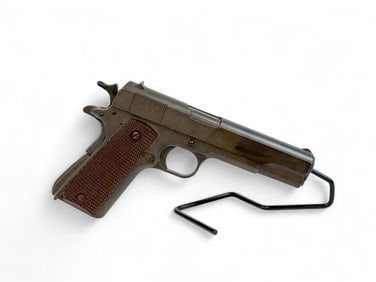 WWII Ithica  M1911 A1 semi-auto pistol, .45 ACP