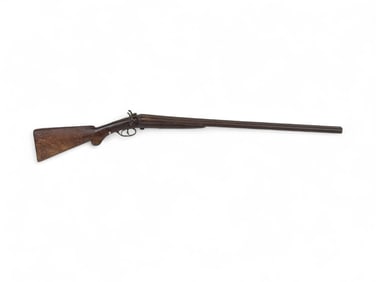E. James & Co. hammer sxs shotgun, 12 Guage