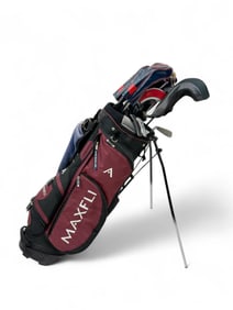 Gen. Brown golf clubs & Arnold Palmer signed ball.