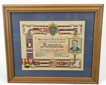 Gen. Brown Allied Powers Europe commemoration.