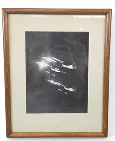 Gen. Brown framed  F-104 Starfighter photograph.