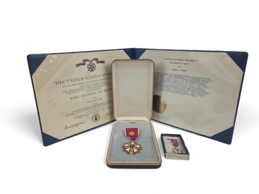 Gen. Brown Legion of Merit medal with citation