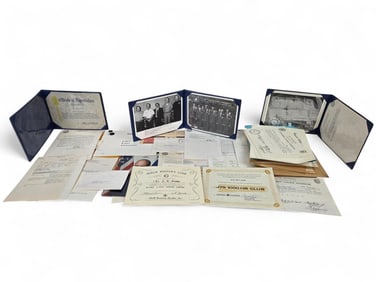 Gen. Brown certificates and papers