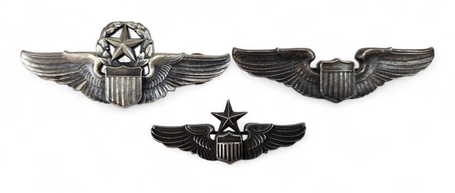 3 Gen. Shore sterling aviator wings