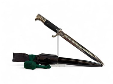 WW2 German WKC K98 dress bayonet with scabbard