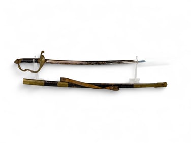 Austrian Lloyd Merchant Navy sword with scabbard.