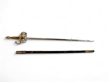 German Hugo Baruch decorative rapier.
