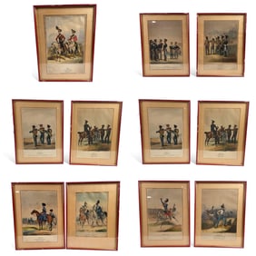 9 Eckert & Monten "German  Army" litho series
