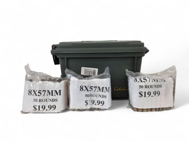 Mil Surp Turkish 8mm Mauser ammo, 150 rounds