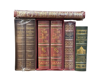 7 Vols. Travel. Easton Press.