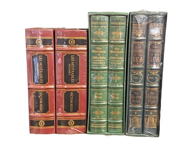6 Vols. Victor Hugo. Easton Press.