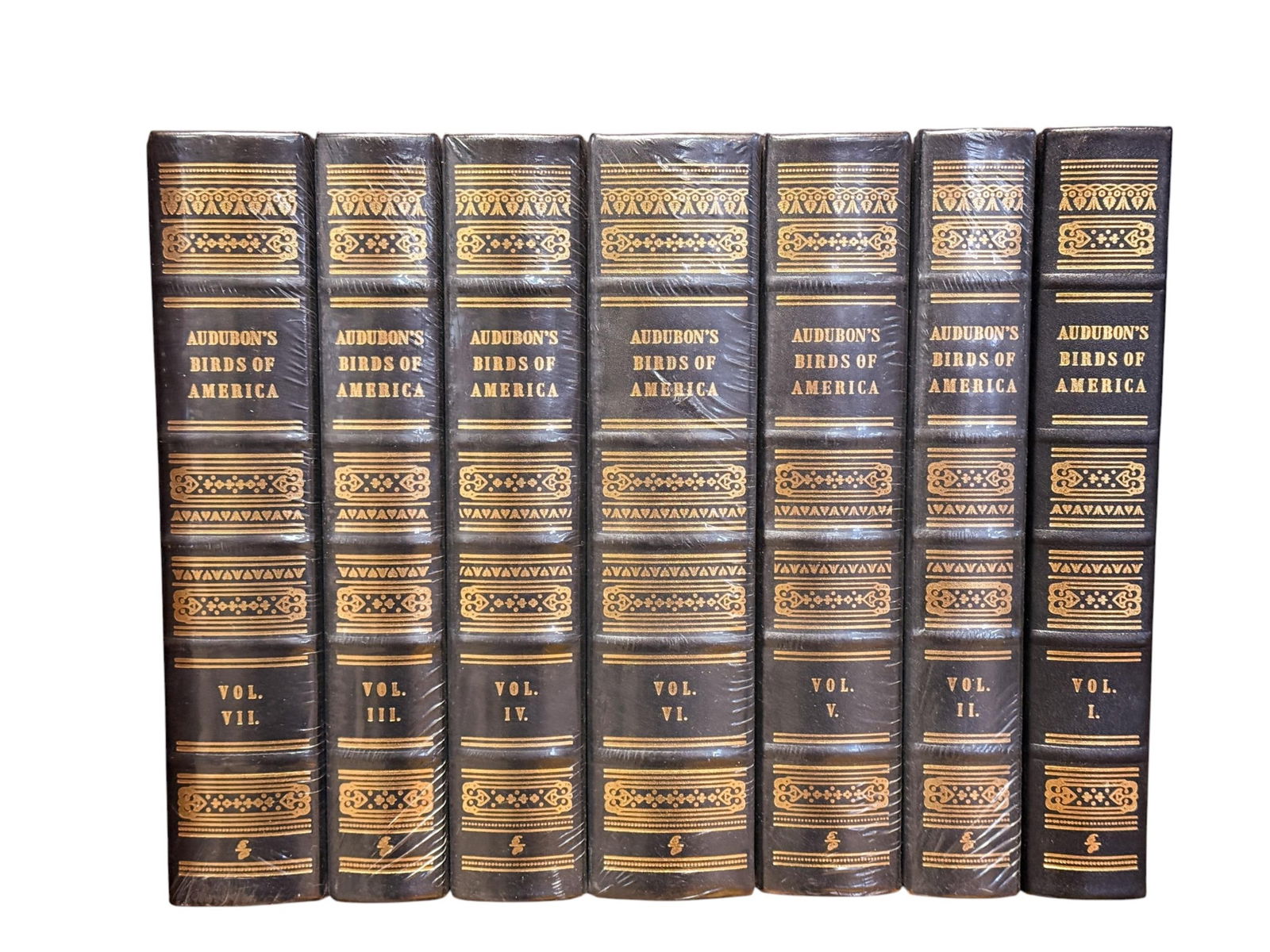 7 Vols. Audubon's Birds Of America. Easton Press. (1 of 3)