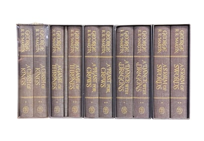 10 Vols. Game of Thrones. Folio Society.