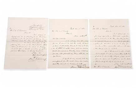 Union General Henry Goldsborough Civil War ALS Lot