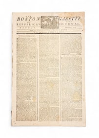 The Boston Gazette, 1795.