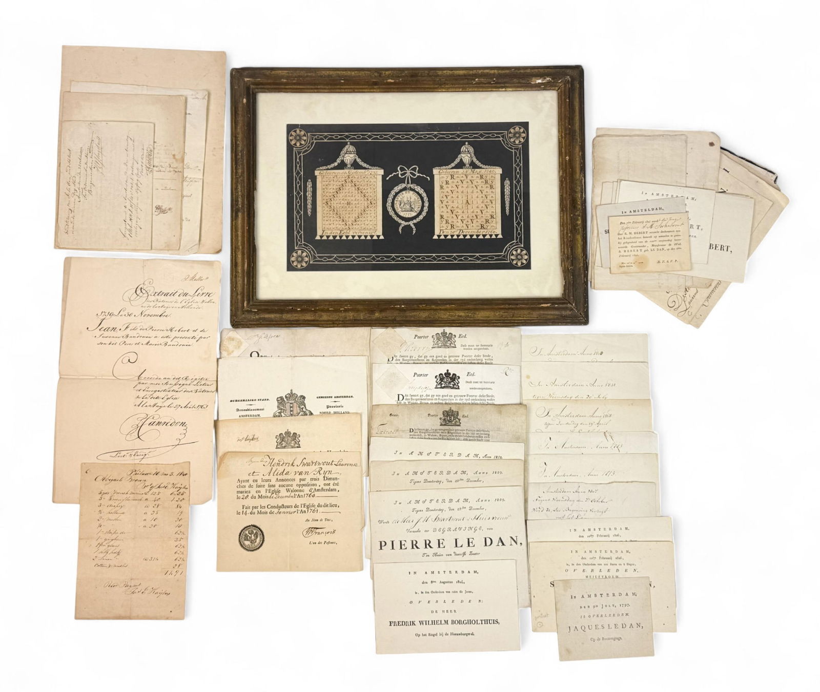 18th/19th C. Genealogical Ephemera (1 of 5)