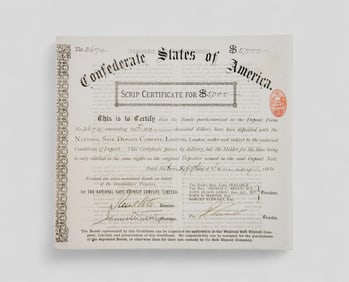 CSA Scrip Certificate