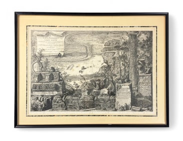 Piranesi,"Scenographia Campi Martii."