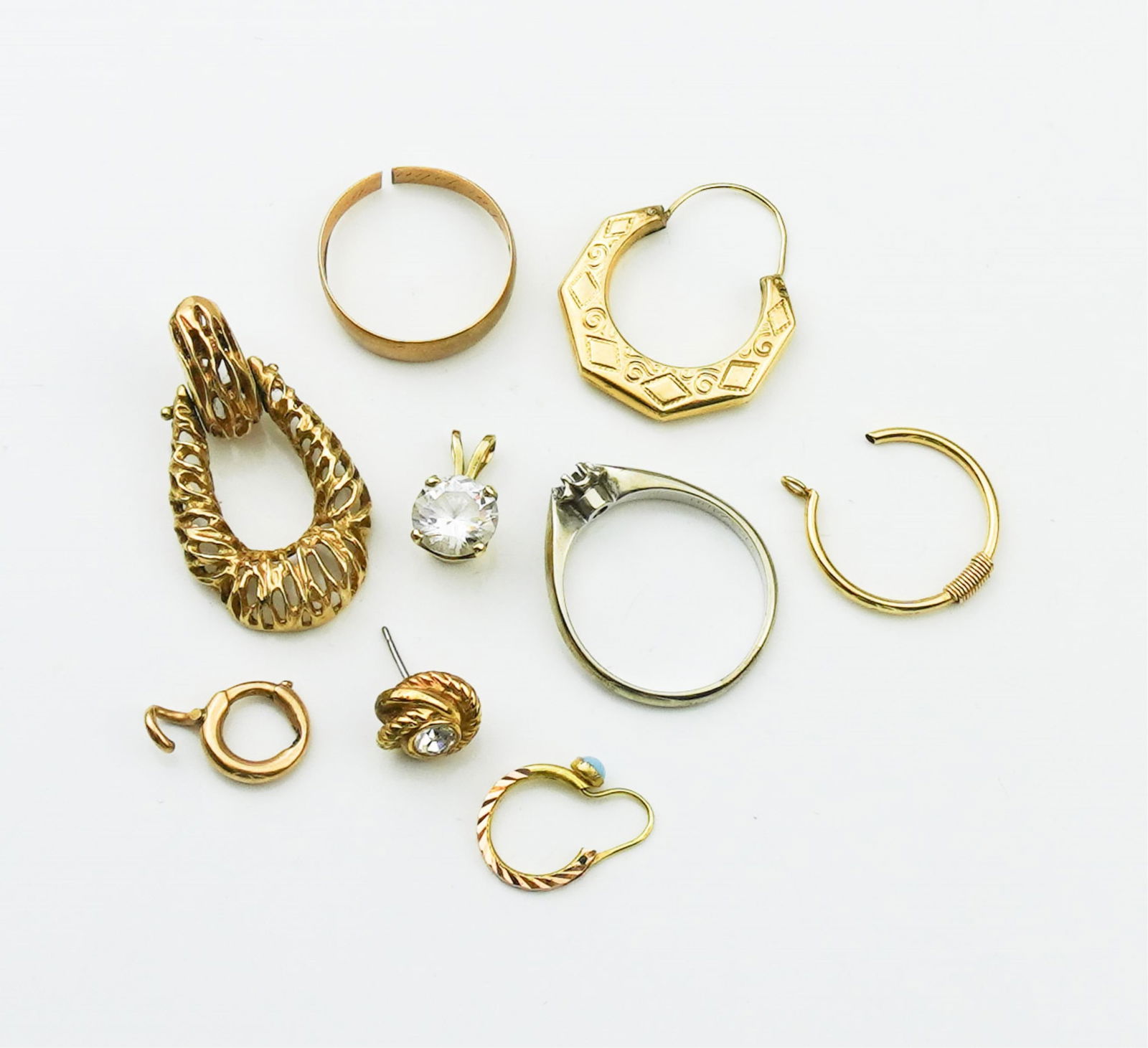 Grouping of 14KYG Jewelry Items (1 of 1)