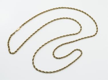 14KYG Rope Style Necklace