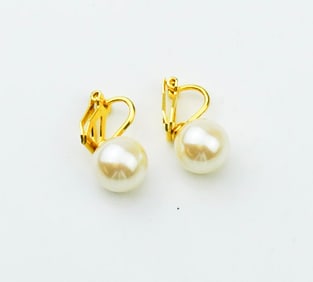 14KYG Pearl Earrings