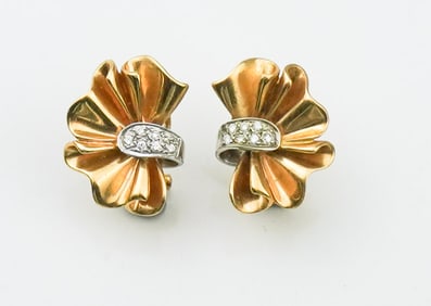 14KYG & Diamond Earrings