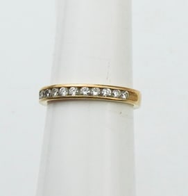 14KYG Channel Set Diamond Band