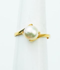 14KYG Pearl Ring