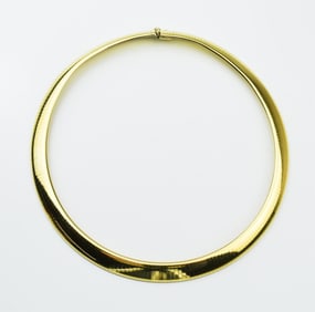 14KYG Omega Necklace