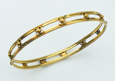 18KYG Bangle Bracelet