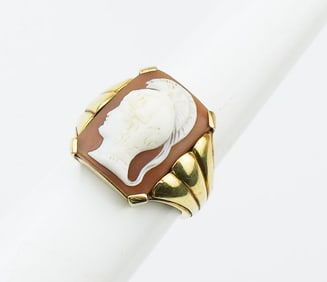 14KYG Cameo Ring