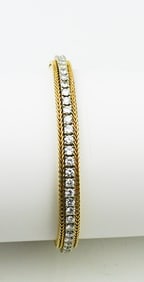 14KYG Diamond Tennis Style Bracelet