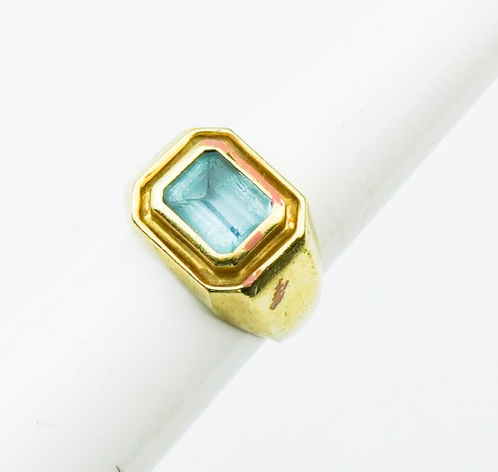 14KYG Aquamarine Ring (1 of 1)