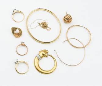 Grouping of 14KYG Items