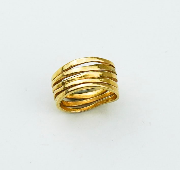14KYG Multi-Band Style Ring (1 of 1)