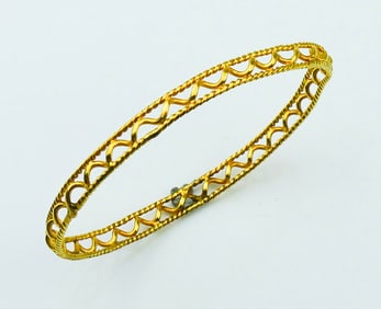 14KYG Bangle Bracelet