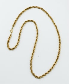 14KYG Rope Style Necklace
