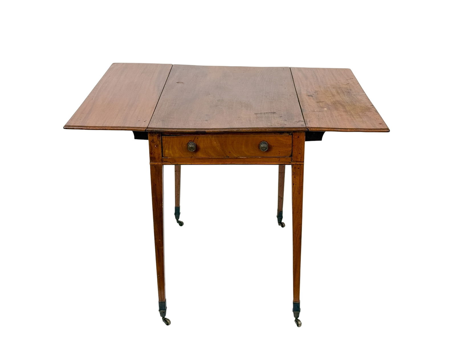 English Georgian Pembroke drop leaf table. (1 of 5)