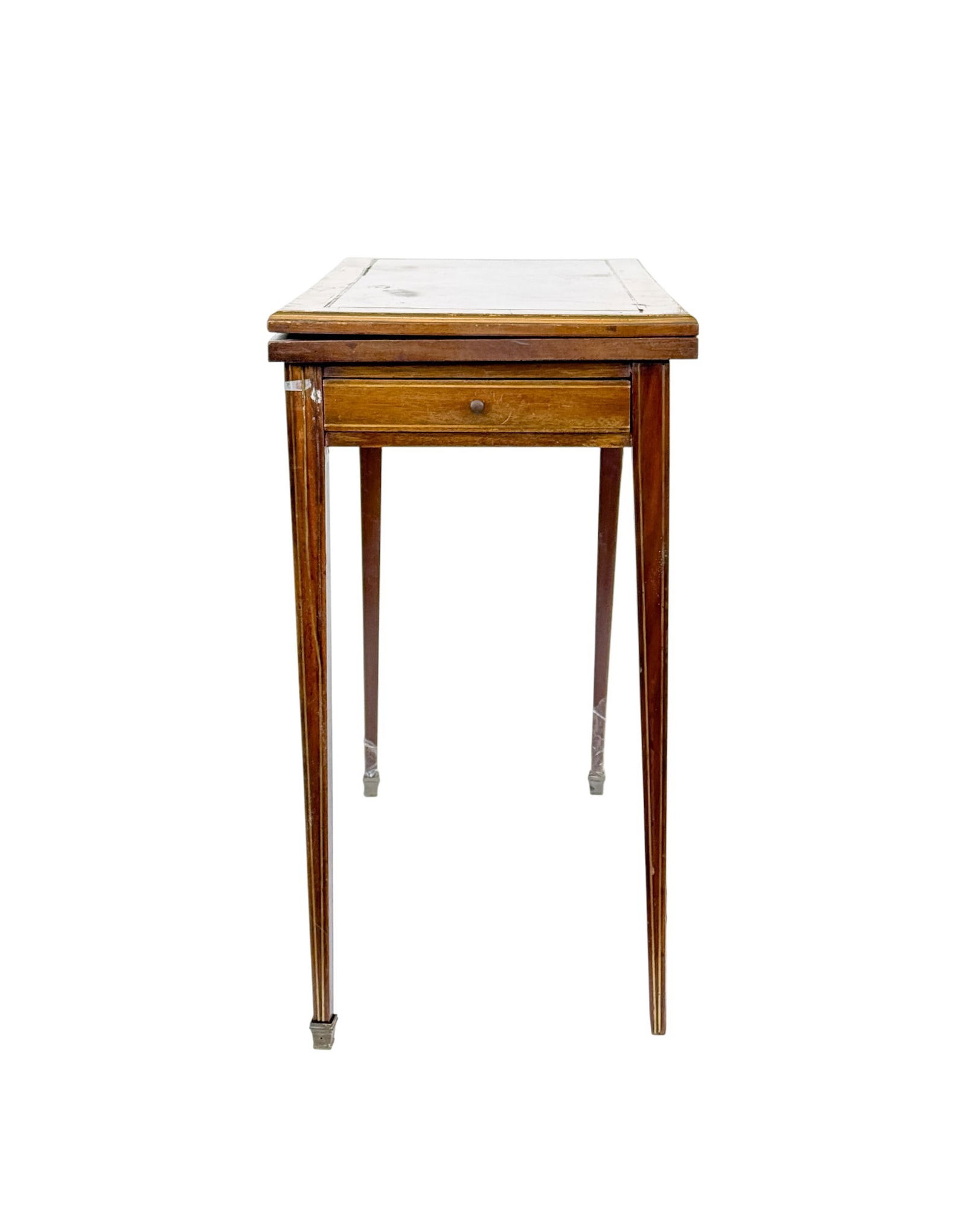 Walnut game table. - 6