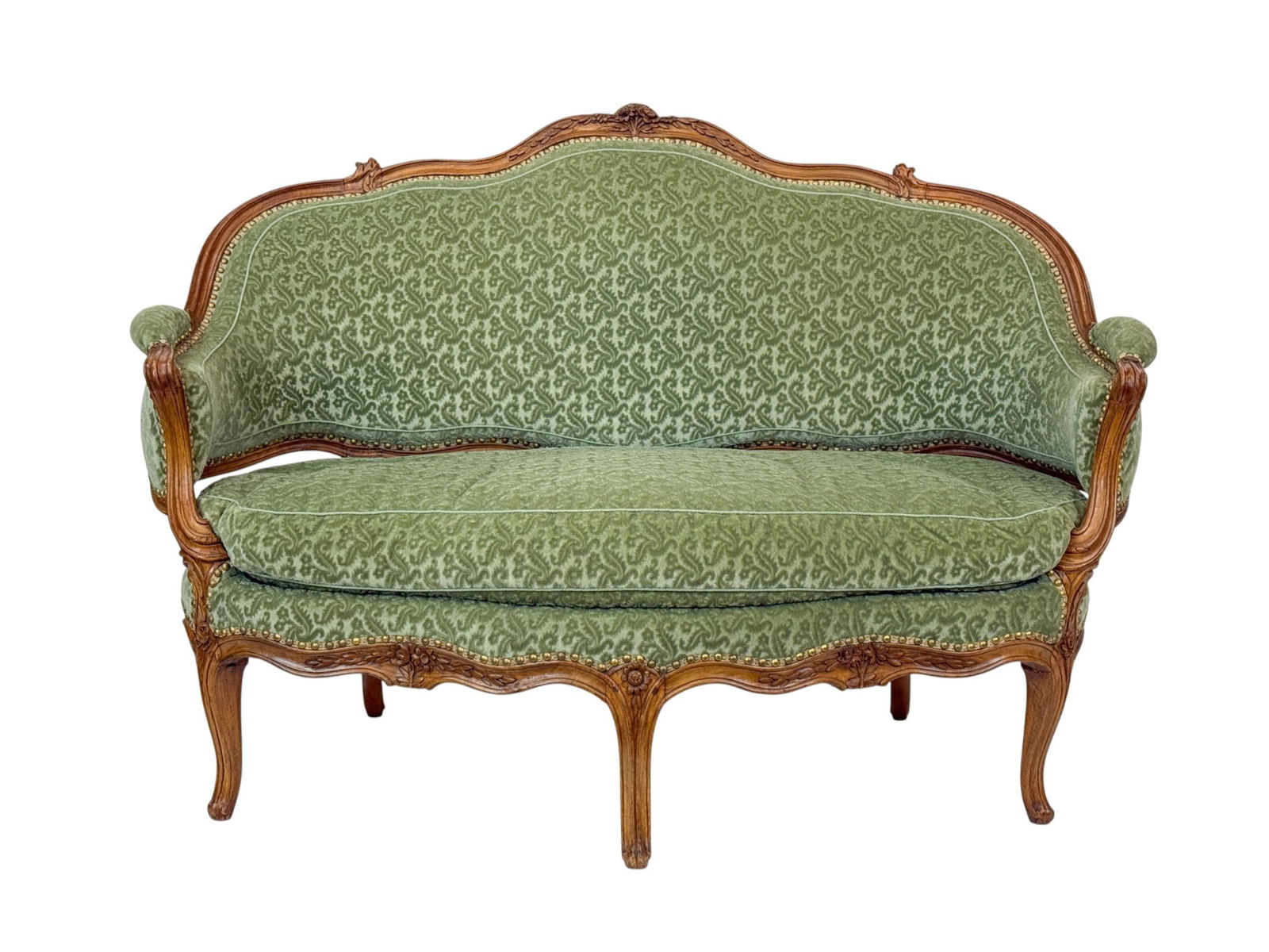 French Louis XV settee. (1 of 7)