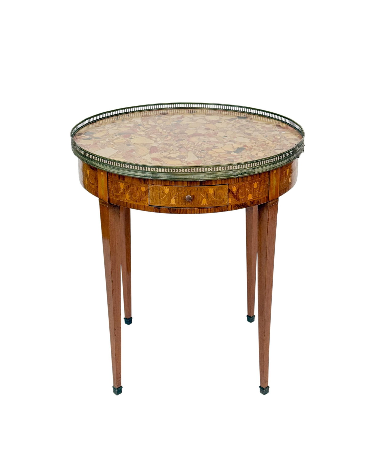 French gueridon granite topped table. (1 of 8)