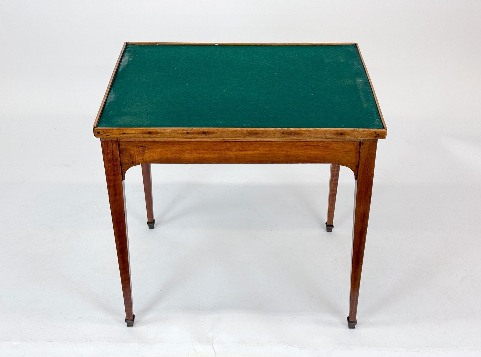 Walnut game table. - 4