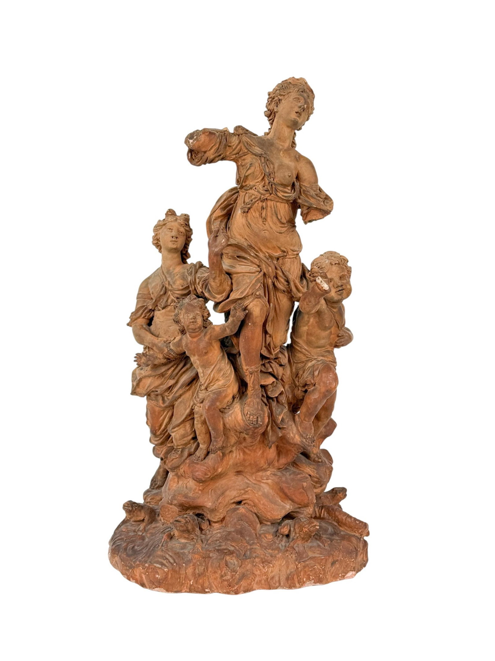 Terracotta figural group. (1 of 8)