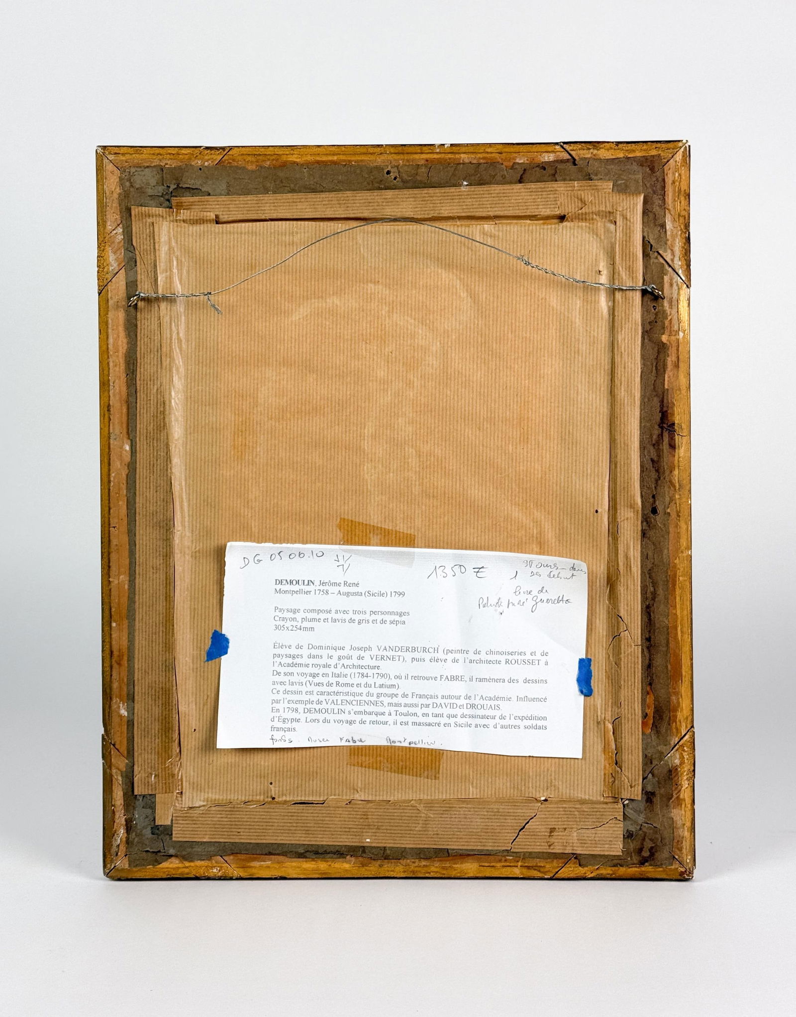 French School, Classical figures study, 18th c. - 5