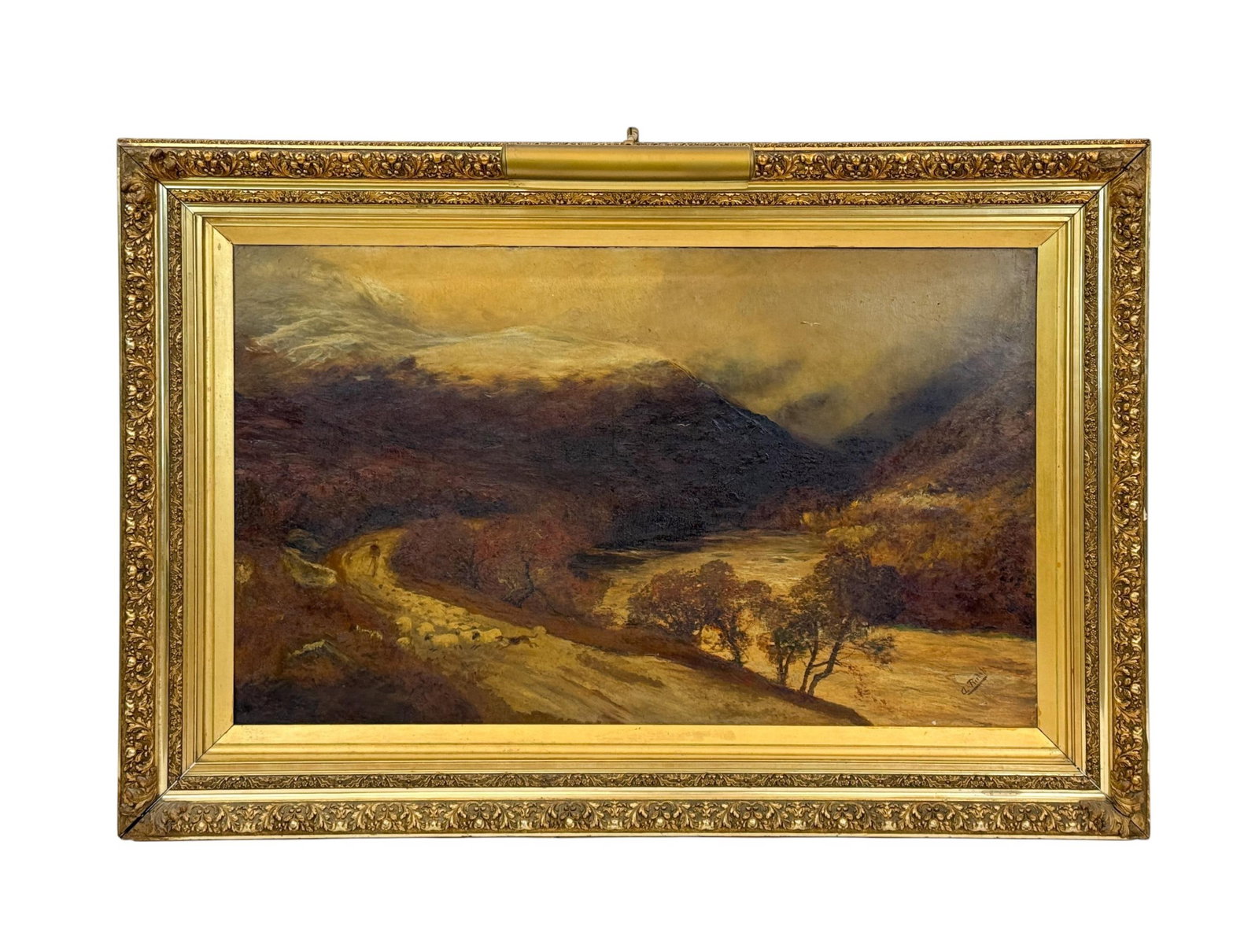 Copy of "The Pass of Leny, Perthshire," O/C. (1 of 5)