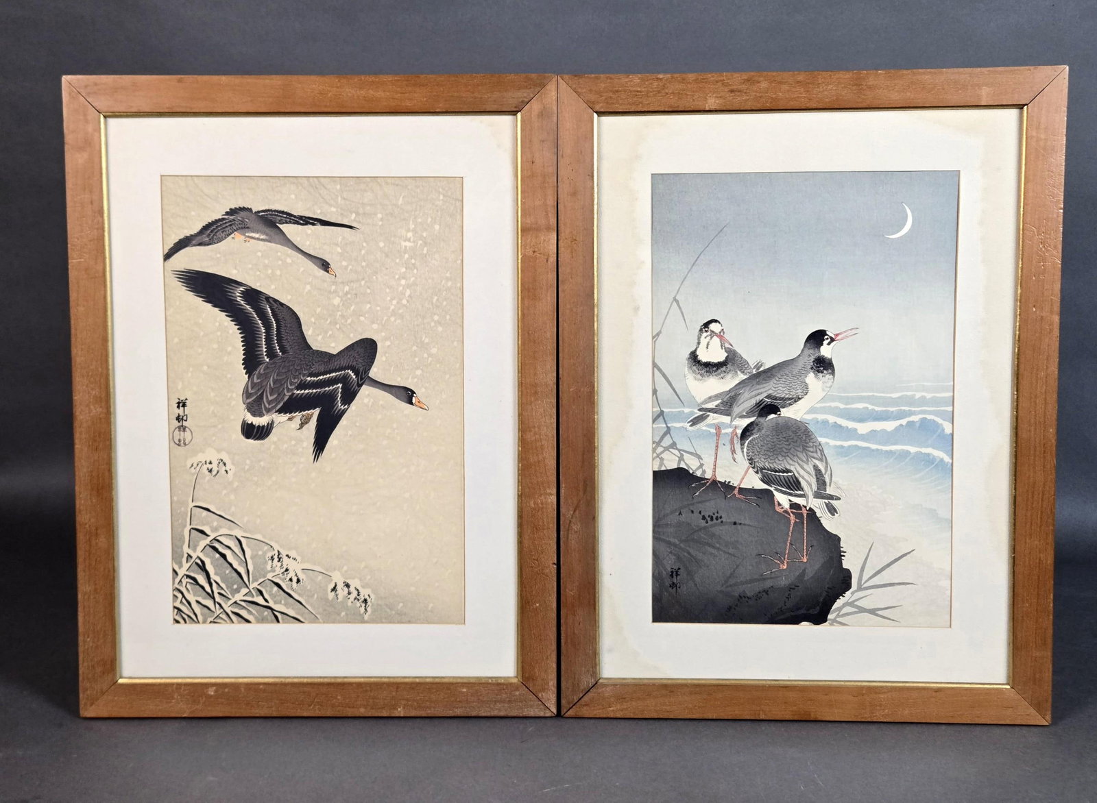 2 Koson woodblocks. (1 of 7)