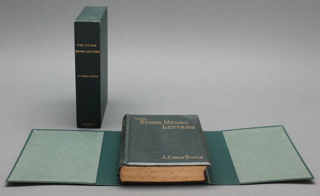 Doyle. THE STARK MUNRO LETTERS. Lon: 1895.: [Doyle, Arthur Conan]. THE STARK MUNRO LETTERS: Being a Series of Sixteen Letters Written by J. Stark Munro, M.B., to his Friend and Former Fellow-Student, Herbert Swanborough, of Lowell, Massachusett